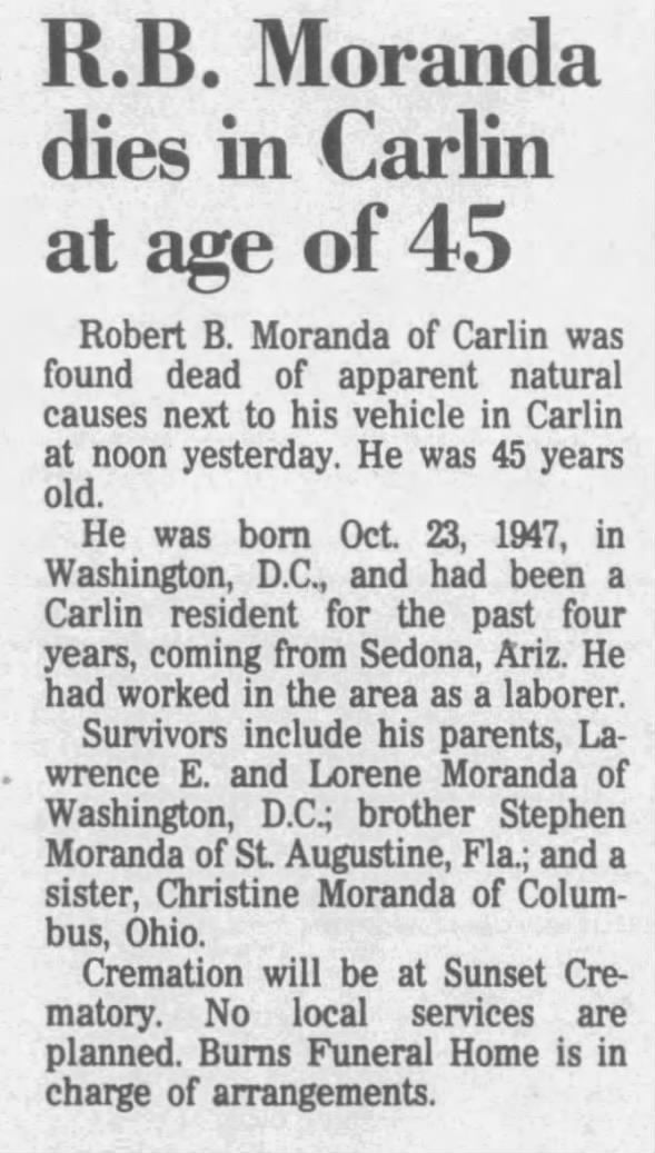 Clipping from Elko Daily Free Press